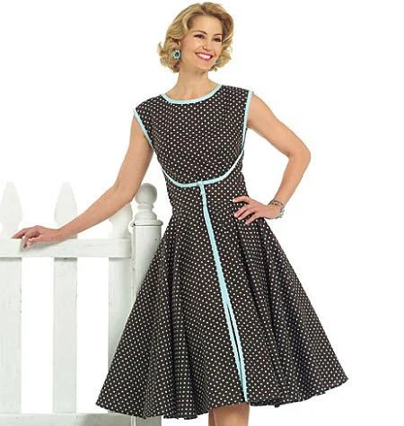 Butterick 4790 Misses' Vintage Wrap Dress Pattern | Very Easy