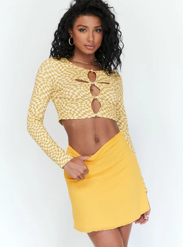 Baxter Mini Skirt Orange