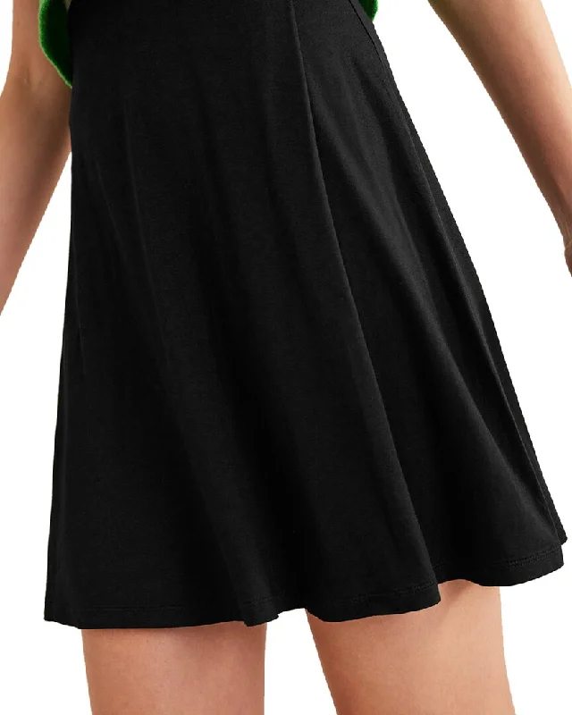 Boden Jersey Wrap Mini Skirt