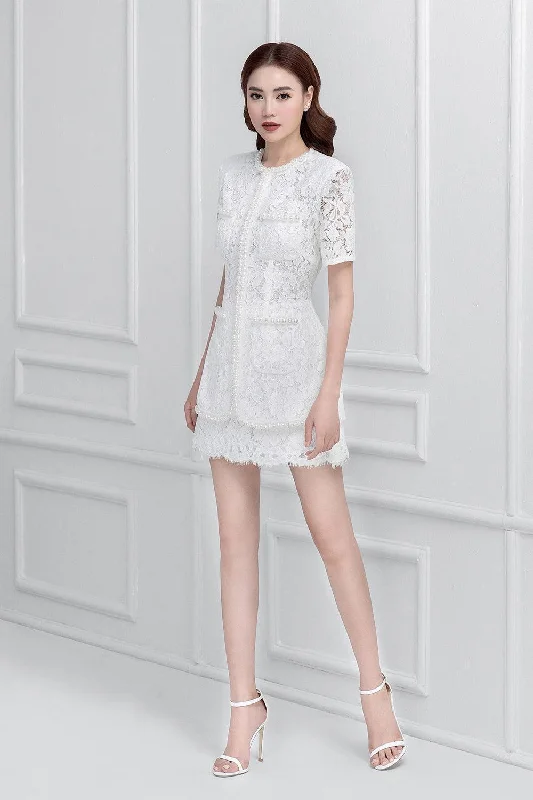 Maya Mini Lace Skirt