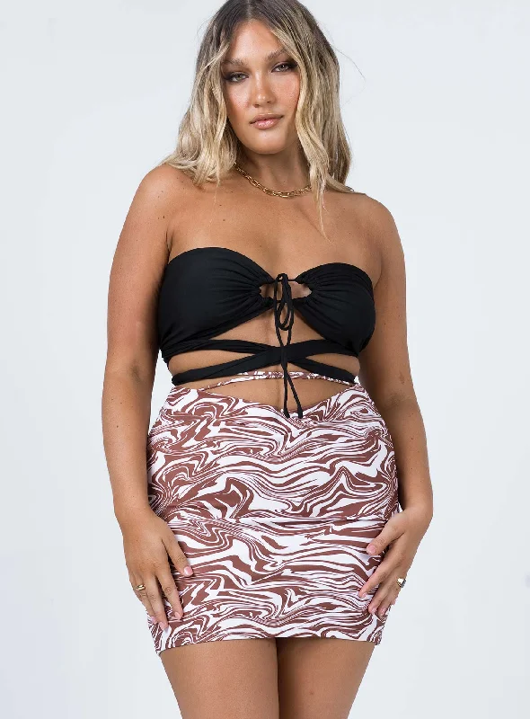 Hunter Mini Skirt Zebra