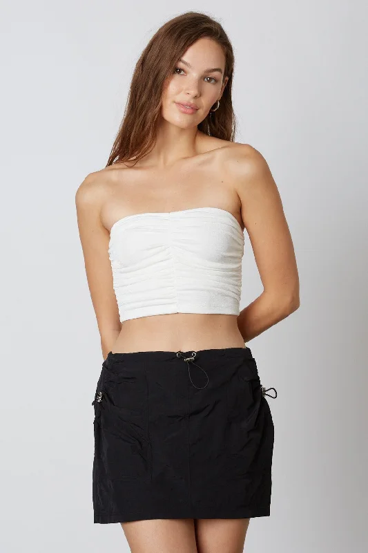 Riley Black Cargo Mini Skirt