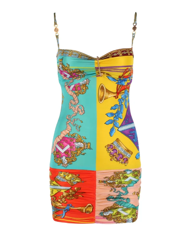 Royal Rebellion Strappy Mini Dress