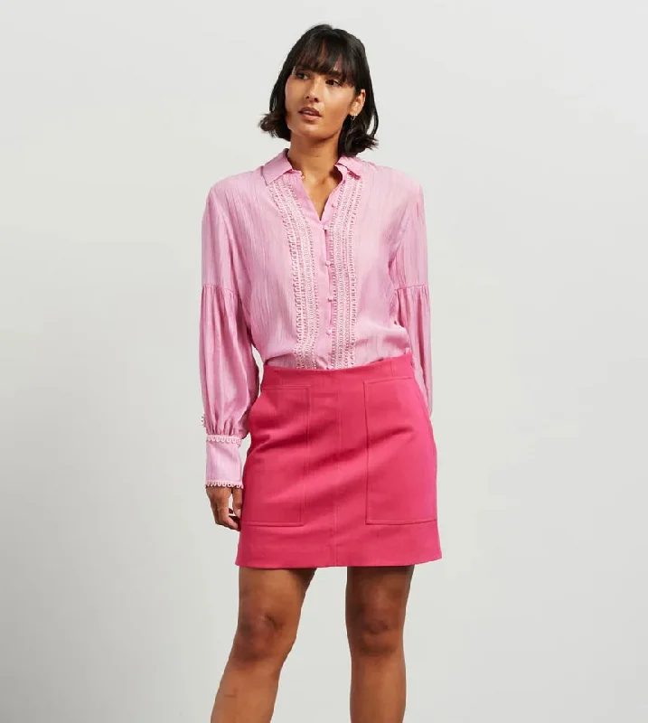 Stella Mini Skirt - Hot Pink