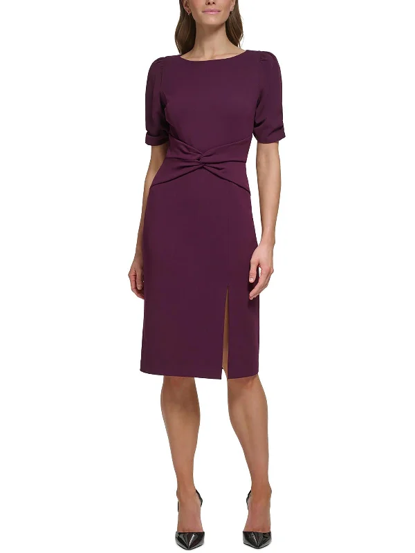 Womens A-Line Polyester Wear To Work Dress