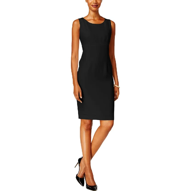 Kasper Womens Crepe Sleeveless Wear to Work Dress